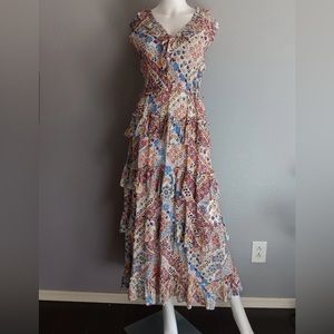 Raga Bohemian Ruffled Maxi Dress